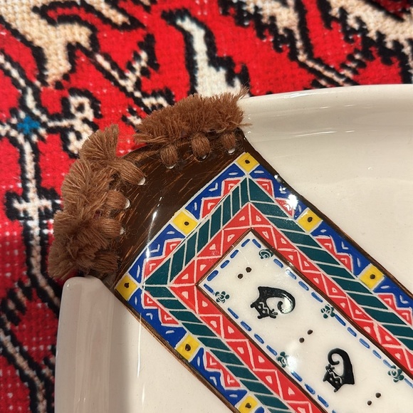 Hand painted ceramic plate - Picture 2 of 2